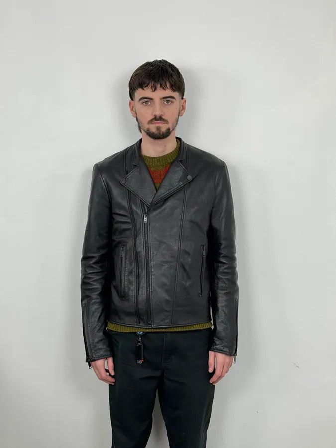 Balenciaga AW2012 Balenciaga Perfecto Pure Black Leather Jacket Size US M / EU 48-50 / 2 - 2 Thumbnail
