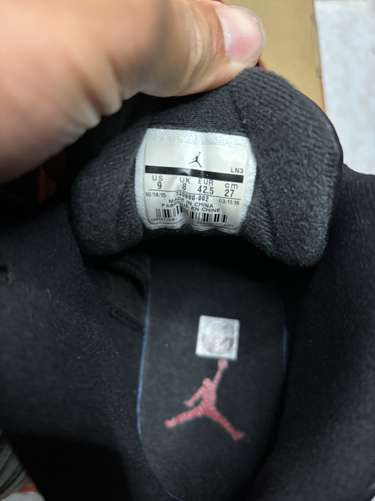 Jordan Brand Air Jordan 12 Retro 2016 Flu Game 2016 Size US 9 / EU 42 - 6 Thumbnail