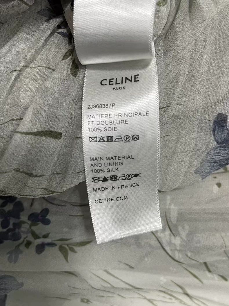 Celine Celine Silk Pleated Skirt Size 38 Size US 38 / EU 54 - 6 Thumbnail