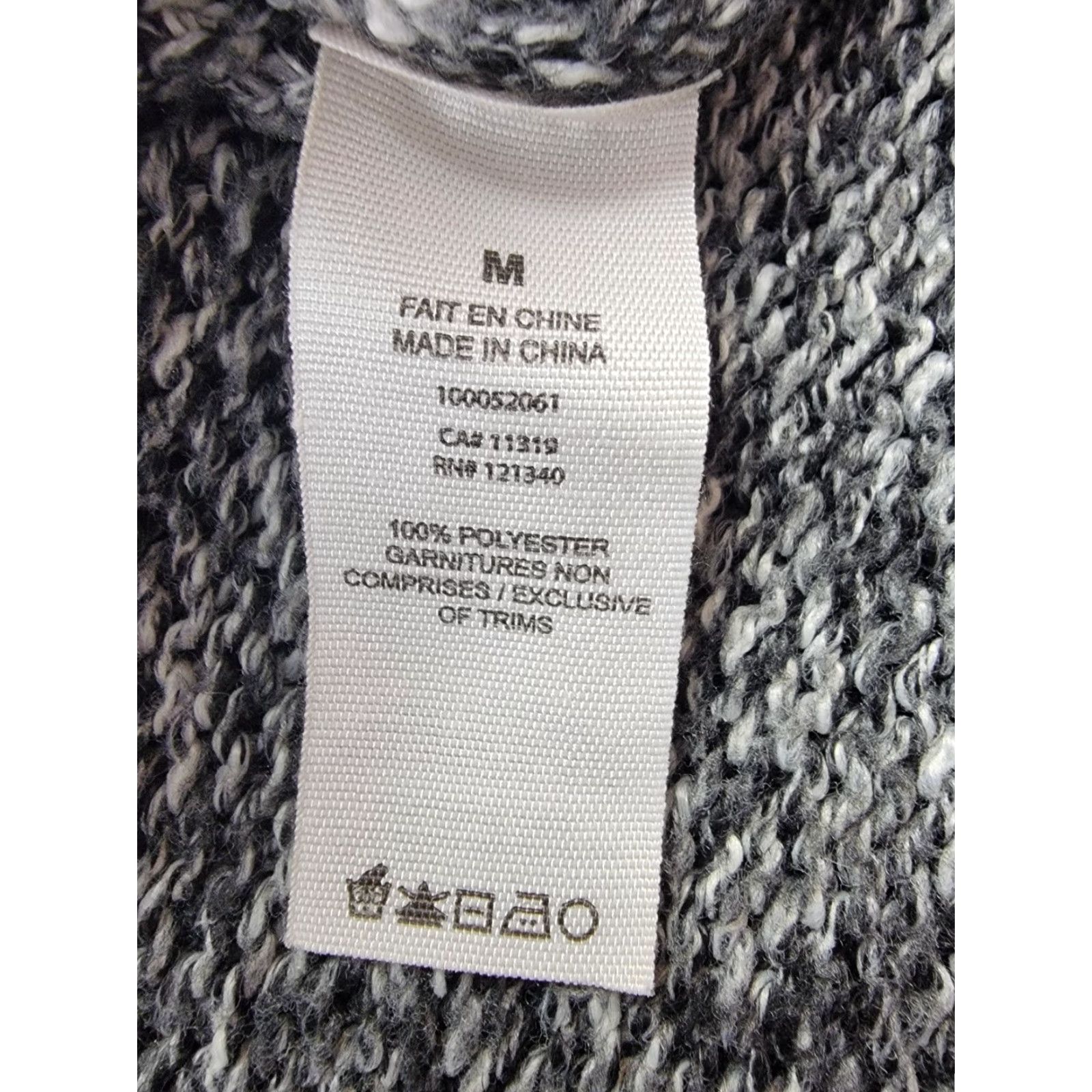 Garage Garage Sweater Womens Medium Gray Pullover Turtleneck Knit Winter Casual Size M / US 6-8 / IT 42-44 - 5 Thumbnail