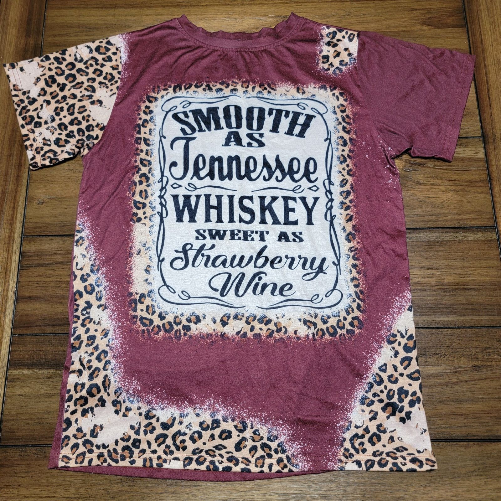 Other Smooth As Tennessee Whiskey Cheetah Print Tee - Size Small Size S / US 4 / IT 40 - 1 Thumbnail