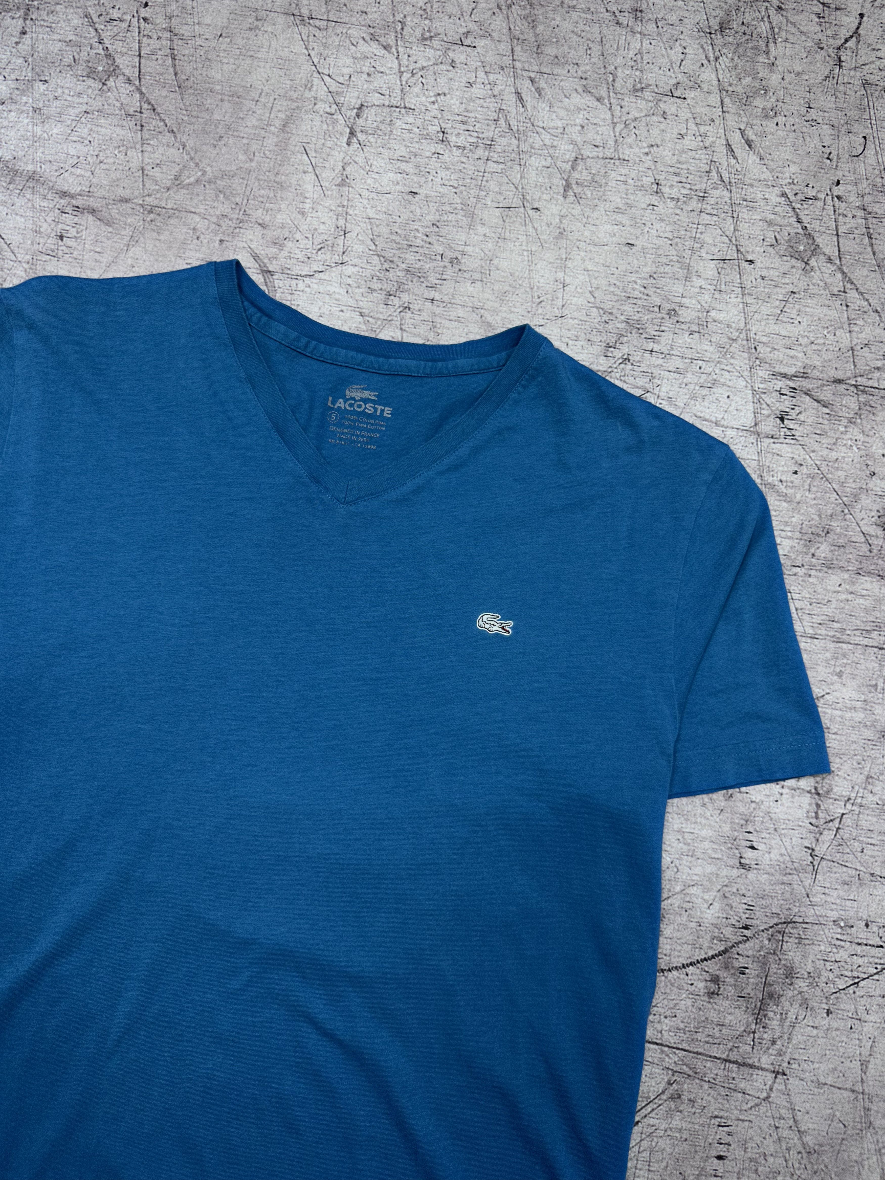 Lacoste Lacoste Mens V-Neck T-Shirt Size US L / EU 52-54 / 3 - 2 Thumbnail