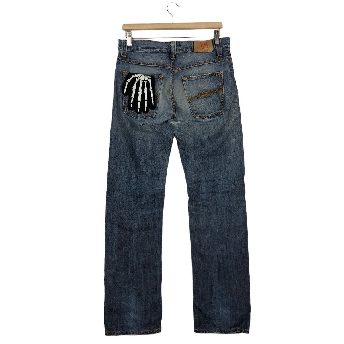 Japanese Brand 🔥Nudie Jeans Co Denim Straight Cut Issey Miyake Design Size US 32 / EU 48 - 7 Thumbnail