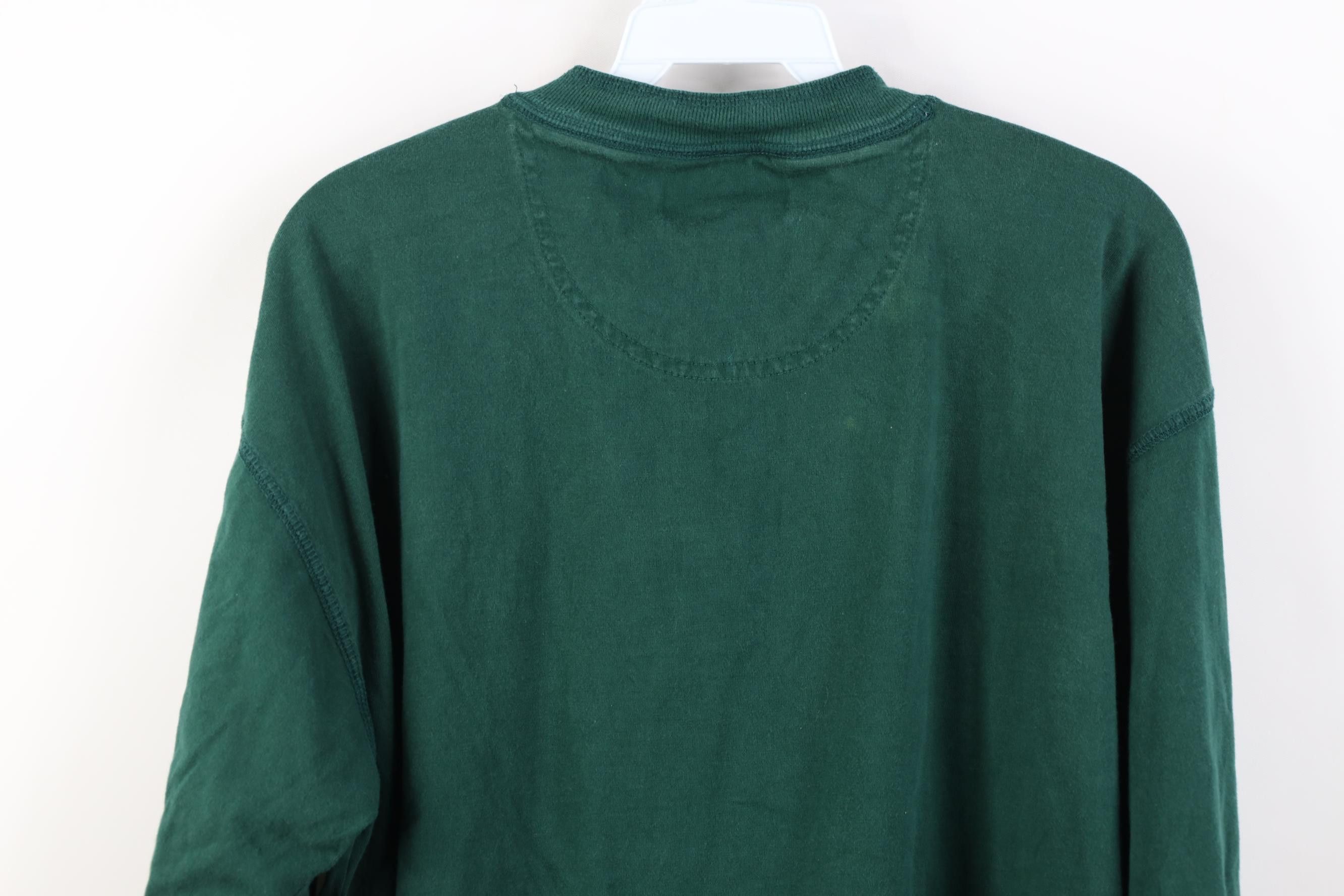 Vintage Vintage 90s Streetwear Cotton Long Sleeve Henley T-Shirt Size US L / EU 52-54 / 3 - 13 Thumbnail
