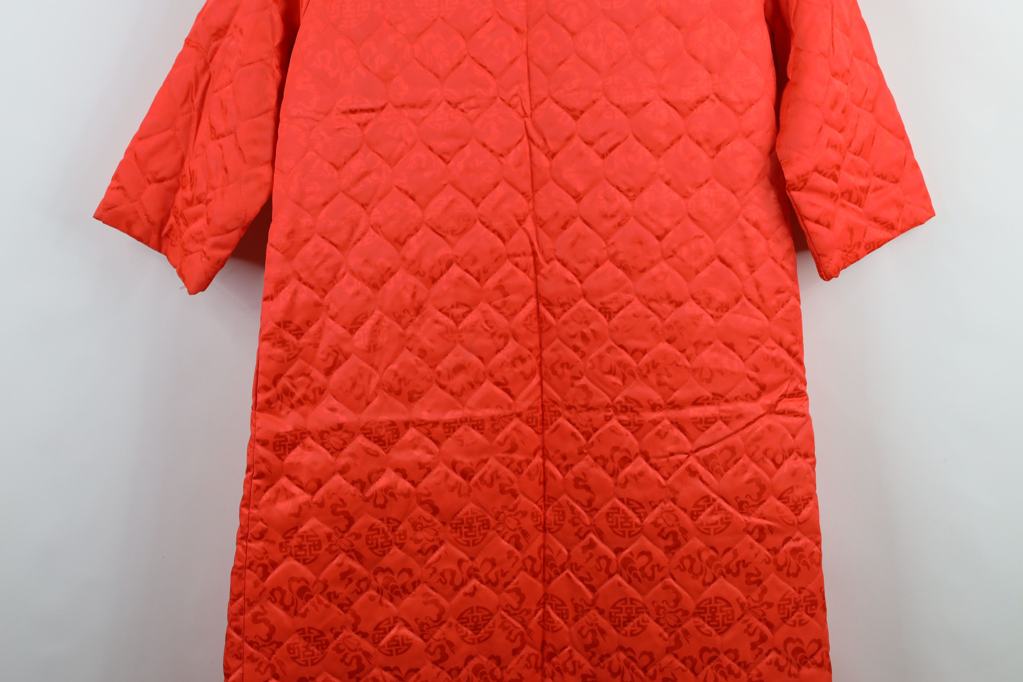 Vintage Deadstock Vintage 60s Quilted Kimono Night Sleep Jacket Size XL / US 12-14 / IT 48-50 - 15 Thumbnail