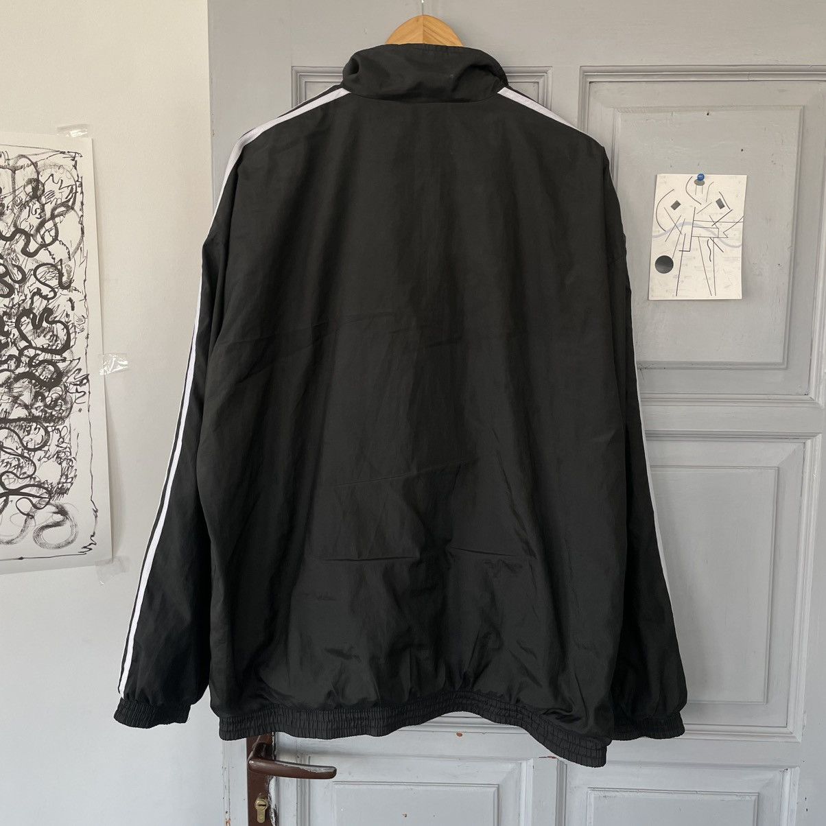 Adidas Vintage Adidas Tracksuit Jacket Three Striped y2k size XL Size US XL / EU 56 / 4 - 5 Thumbnail