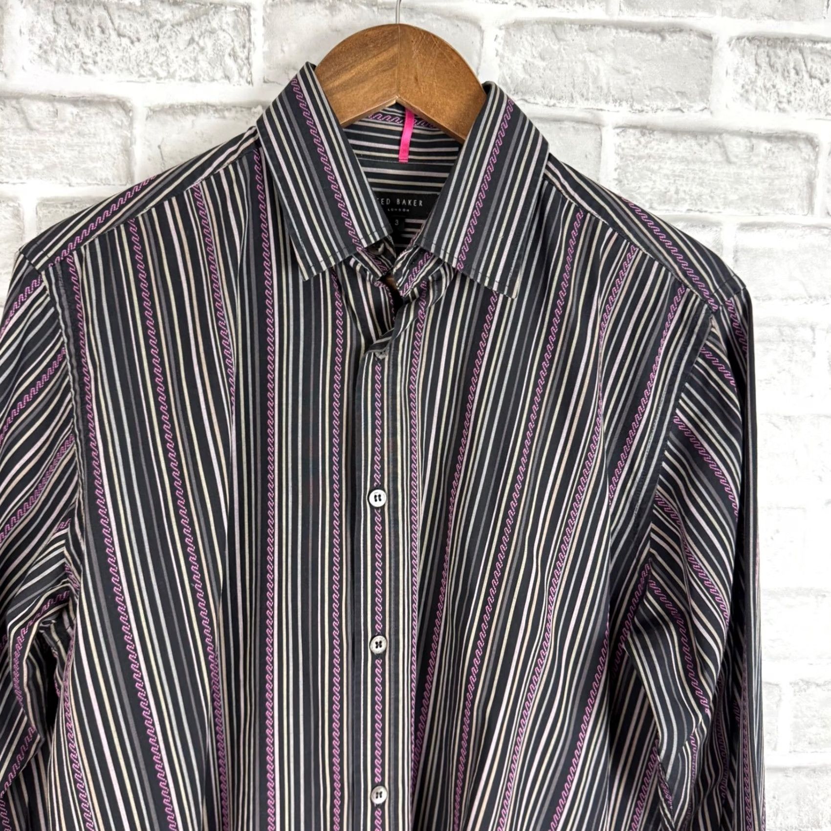 Ted Baker VINTAGE Ted Baker London Mens Shirt Size US M / EU 48-50 / 2 - 2 Thumbnail