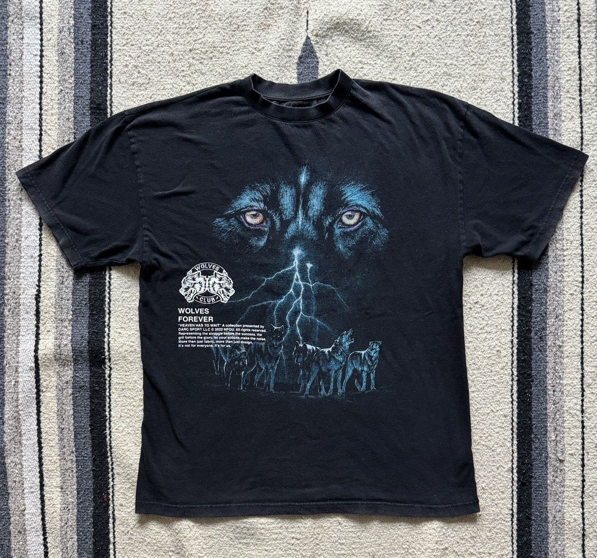 Darc Sport Darc Sport Wolves Forever Lightning T-Shirt Medium