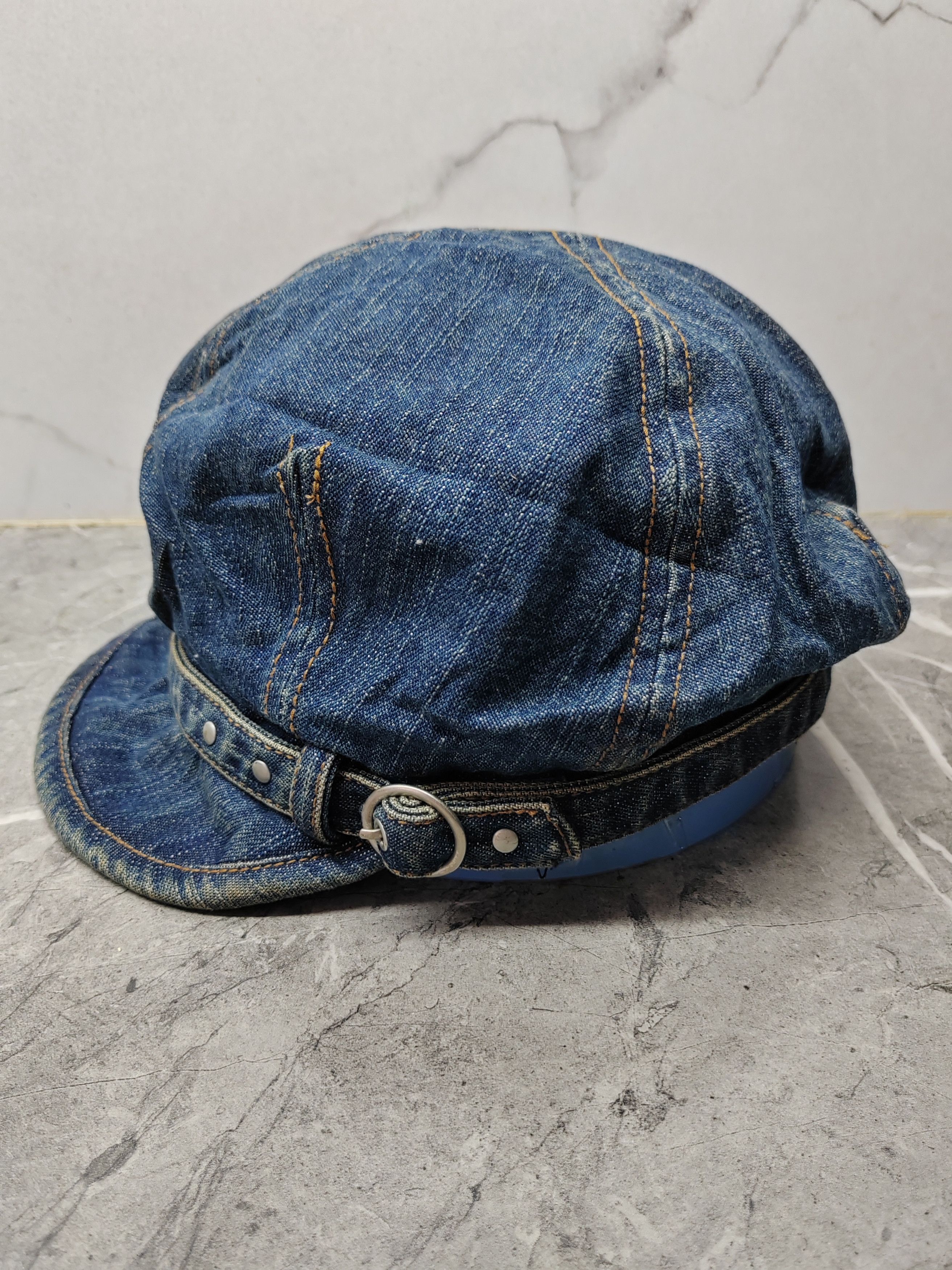 Japanese Brand Vintage Onside Denim Japanese Style Cap Hat Size ONE SIZE - 1 Thumbnail