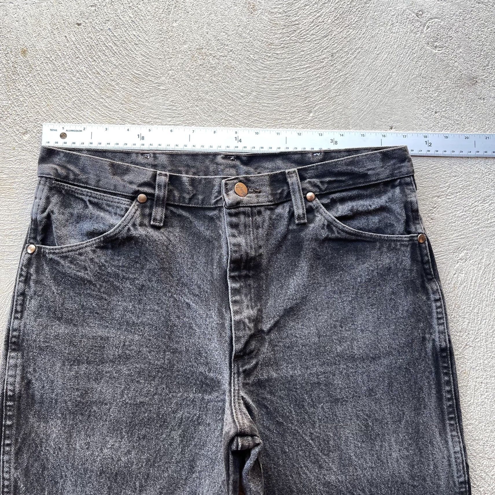 Wrangler Wrangler Jeans Mens 34x30 Denim Pants Cowboy Western Straight Fit Brown 90s Vintage Style Size US 34 / EU 50 - 6 Thumbnail
