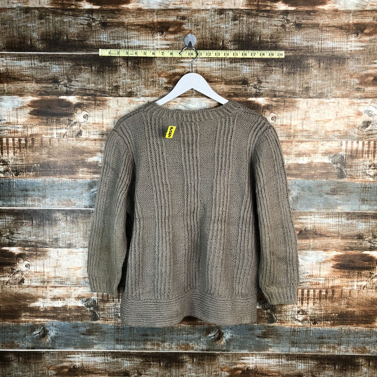 Homespun Knitwear × Japanese Brand Japanese Brand Brown ripped vintage Knitwear #A1550 Size M / US 6-8 / IT 42-44 - 11 Thumbnail