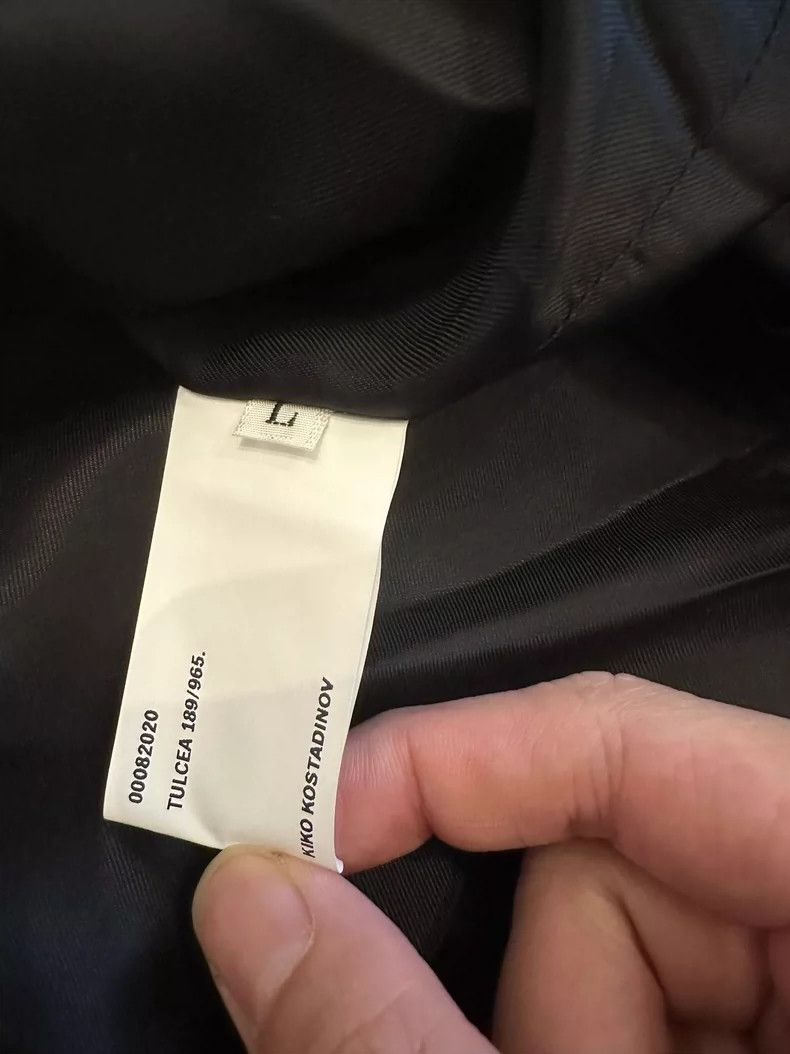 Kiko Kostadinov Kiko Kostadinov Aristides 20ss Suit Jacket Black 2506-Nexta Size US L / EU 52-54 / 3 - 3 Thumbnail