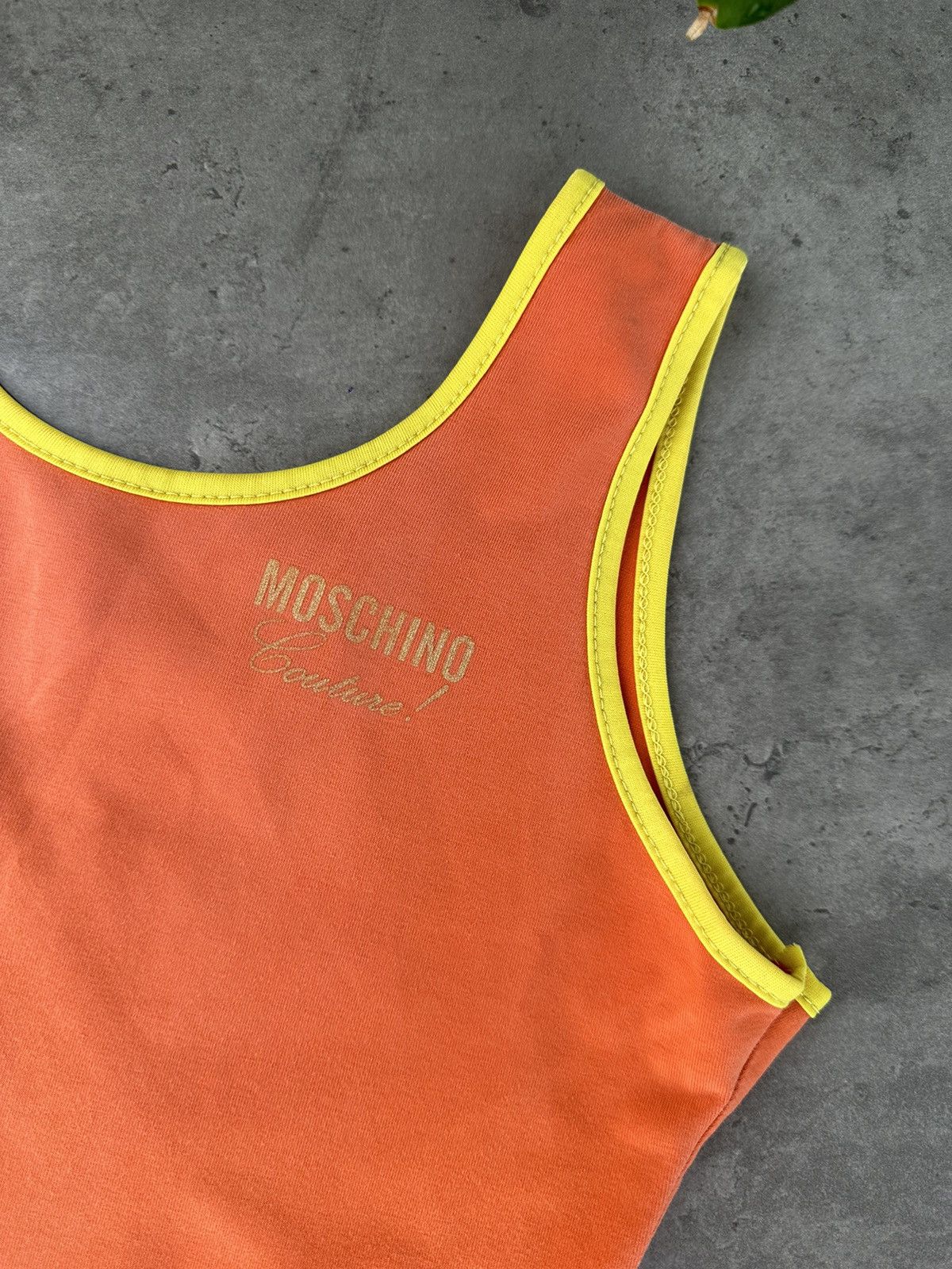 Japanese Brand Moschino Vintage Tank Top Size XS / US 0-2 / IT 36-38 - 3 Thumbnail