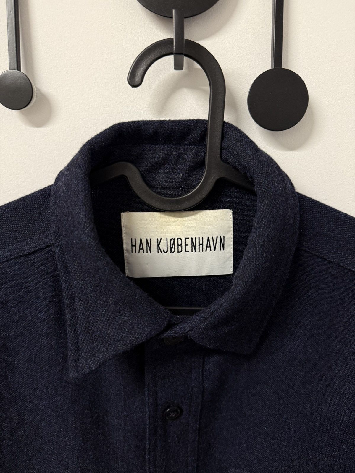 Designer × Han Kjobenhavn Han Kjøbenhavn navy army shirt pockets Size US M / EU 48-50 / 2 - 2 Thumbnail