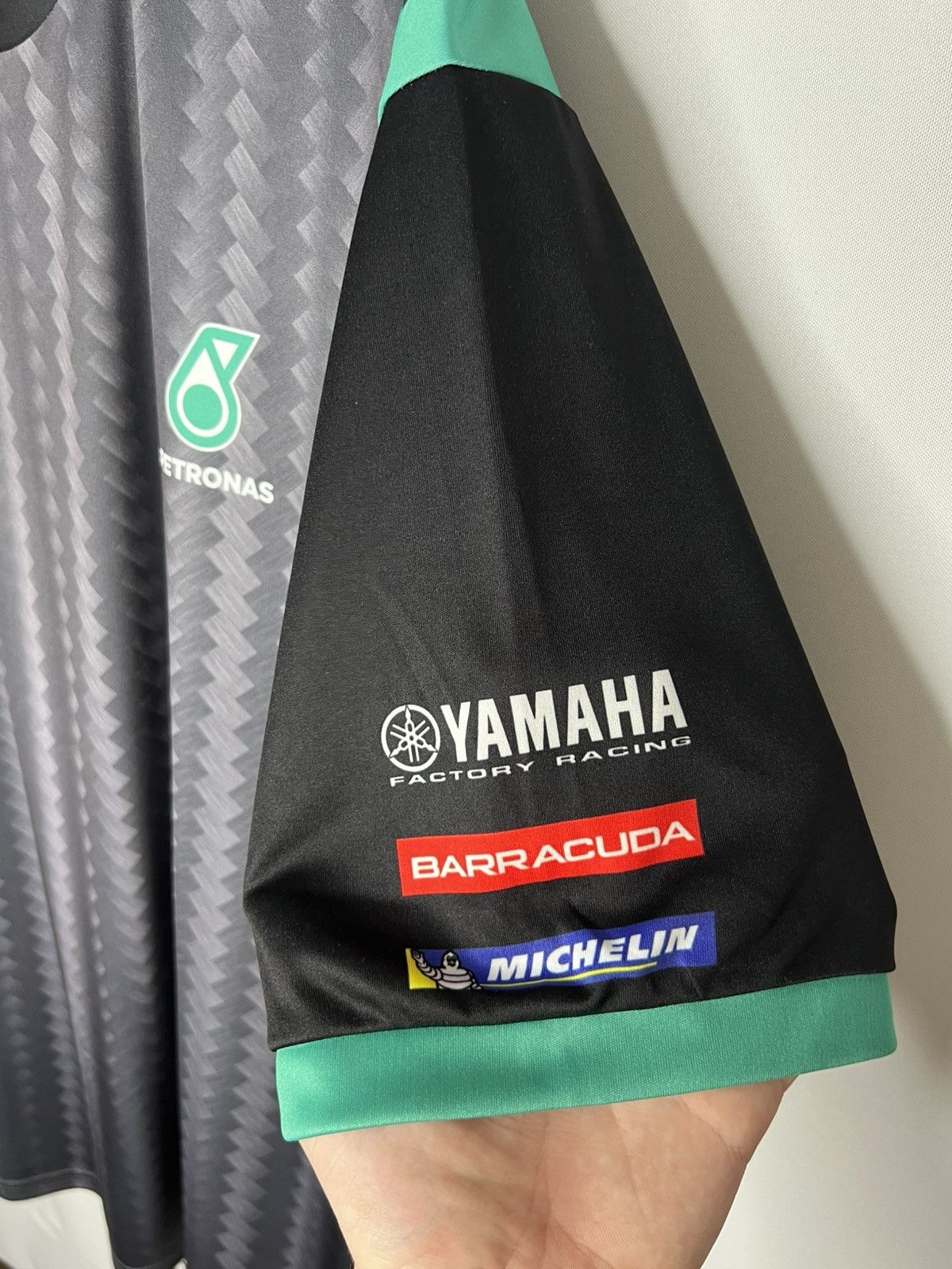 Mercedes-Benz Petronas Yamaha Big Logo Racing Tee T-Shirt F1 Team Sponsors Size US XXL / EU 58 / 5 - 8 Thumbnail