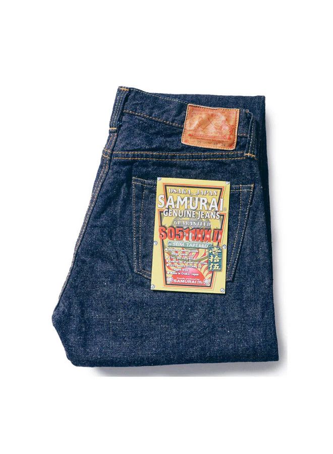 Samurai Jeans Samurai "Otokogi" 15oz Slim Taper Jeans [S0511XXⅡ] Size US 32 / EU 48 - 5 Thumbnail