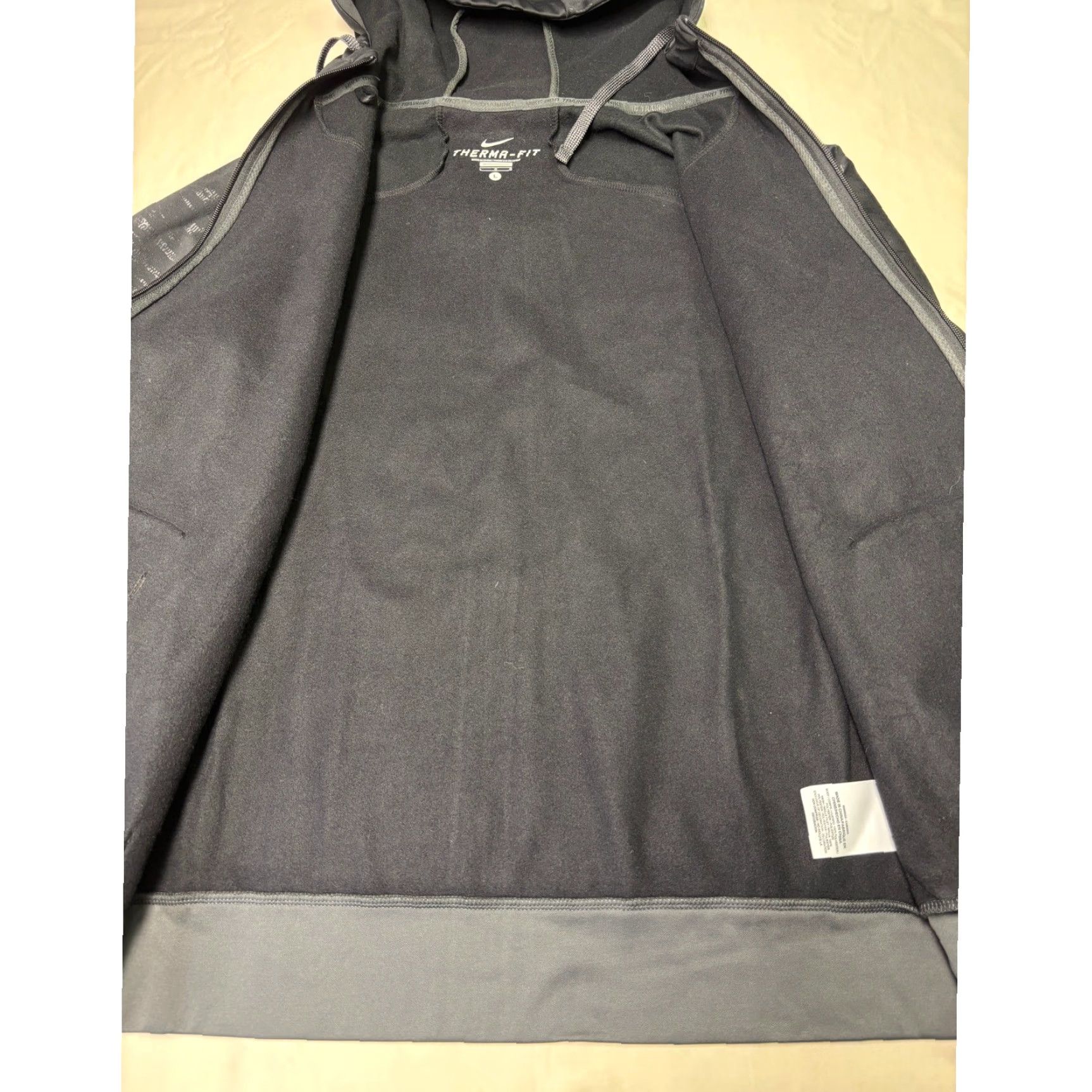 Nike Nike Therma-FIT Mens Full Zip Hoodie Gray Training Jacket L Size US L / EU 52-54 / 3 - 4 Thumbnail