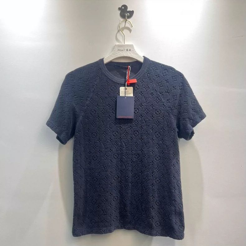 Louis Vuitton Louis Vuitton Logo-printed towel short sleeve Size US S / EU 44-46 / 1 - 1 Thumbnail