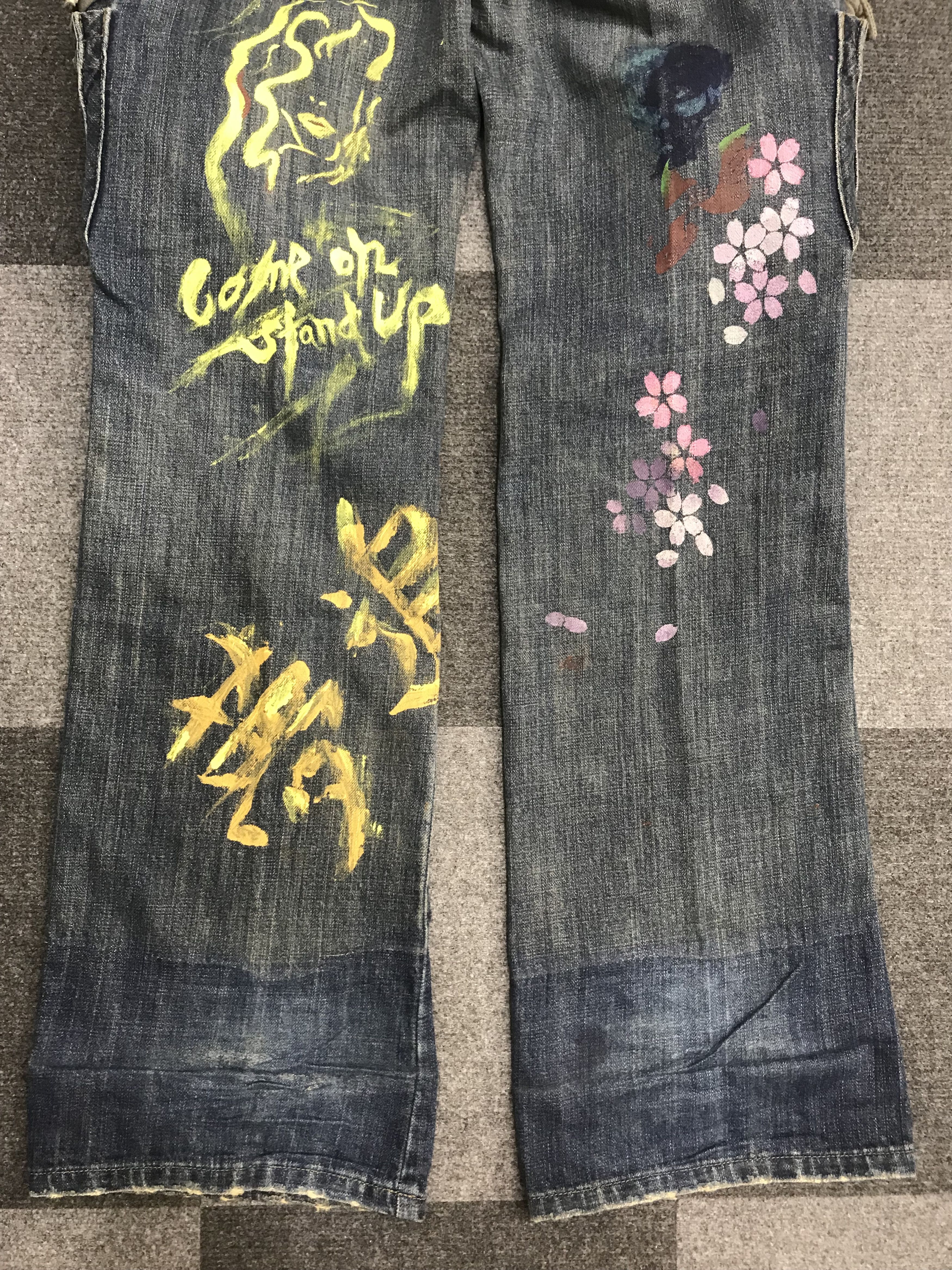 Japanese Brand Flare🔥El BOITE Multi 3D pockets Japan Painter Jeans F1 Size US 32 / EU 48 - 12 Thumbnail