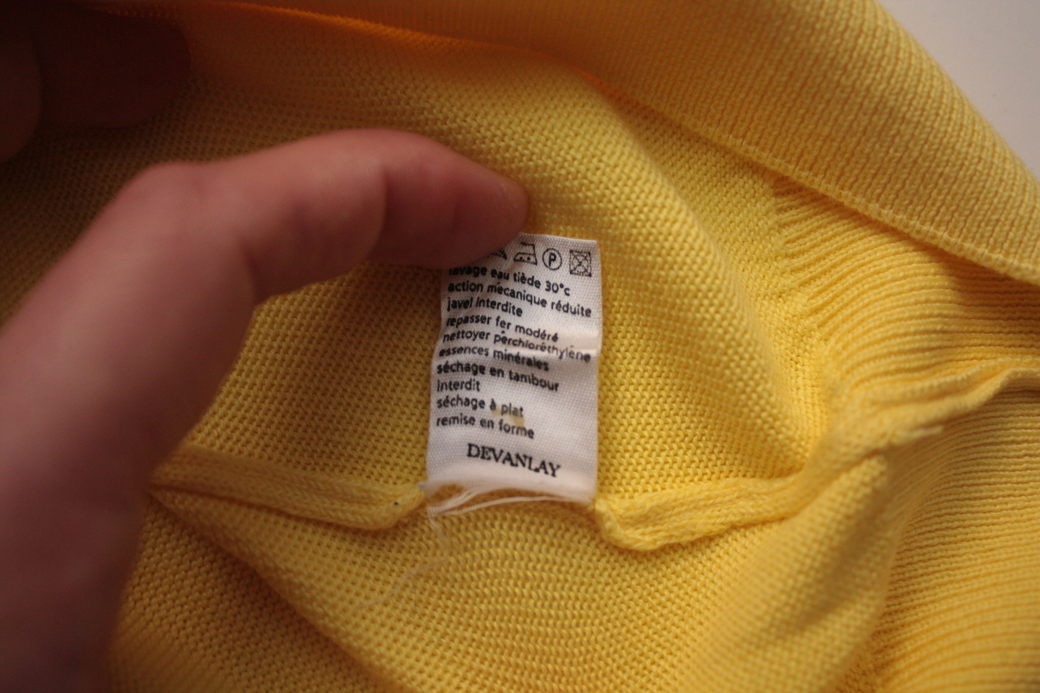 Lacoste Lacoste Yellow Vintage Cotton Vest Men's Medium Size US M / EU 48-50 / 2 - 7 Thumbnail