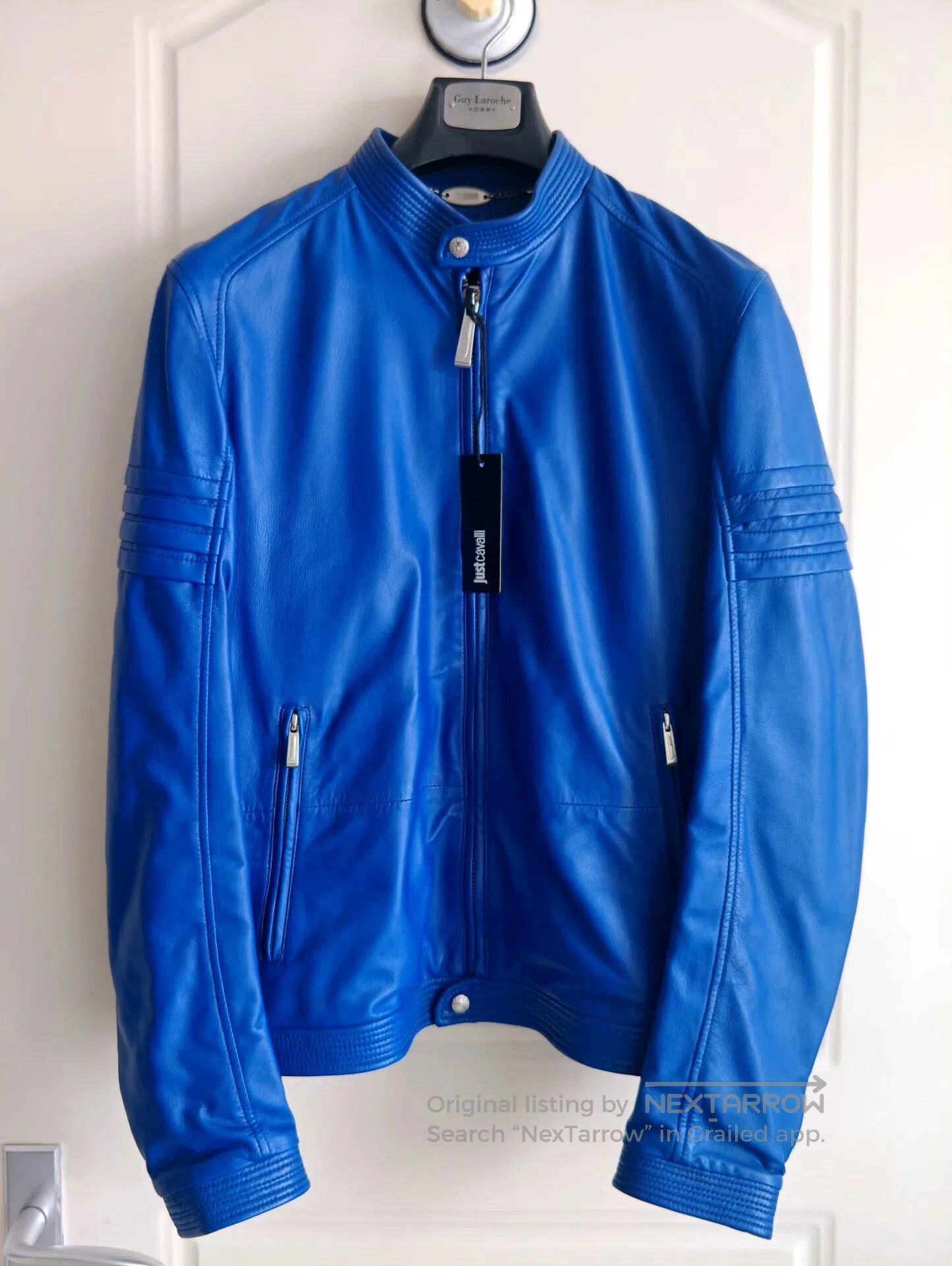 Just Cavalli Just Cavalli Lambskin Biker Jacket. Size US M / EU 48-50 / 2 - 1 Thumbnail