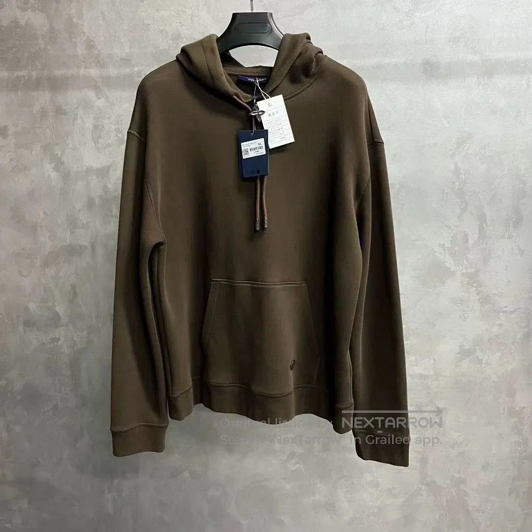 Louis Vuitton brown floral hooded sweatshirt by louis vuitton. Size US XL / EU 56 / 4 - 1 Thumbnail