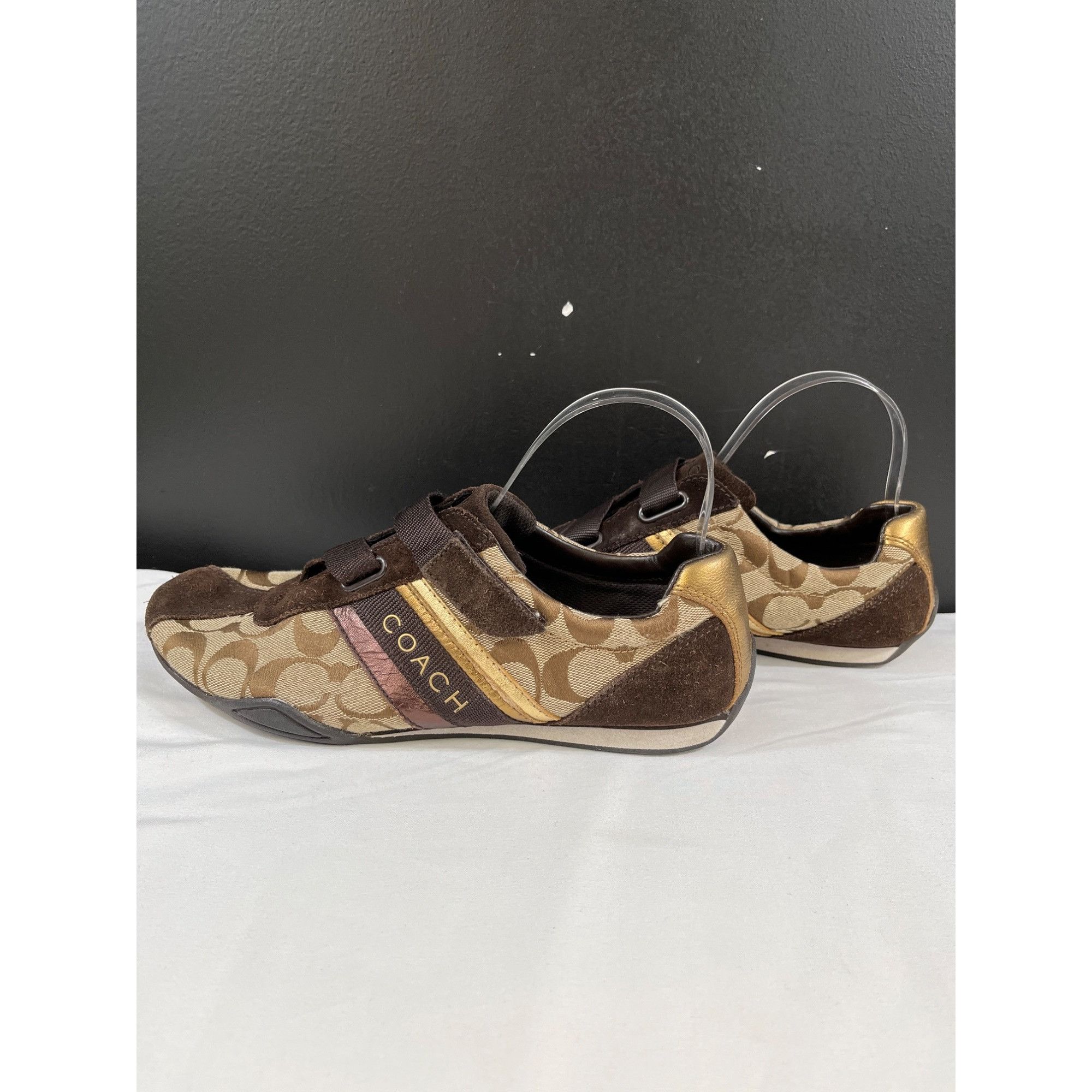Coach Coach Jenney Women's Brown Casual Sneakers Size 8.5M SKU 610 Size US 8.5 / IT 38.5 - 4 Thumbnail