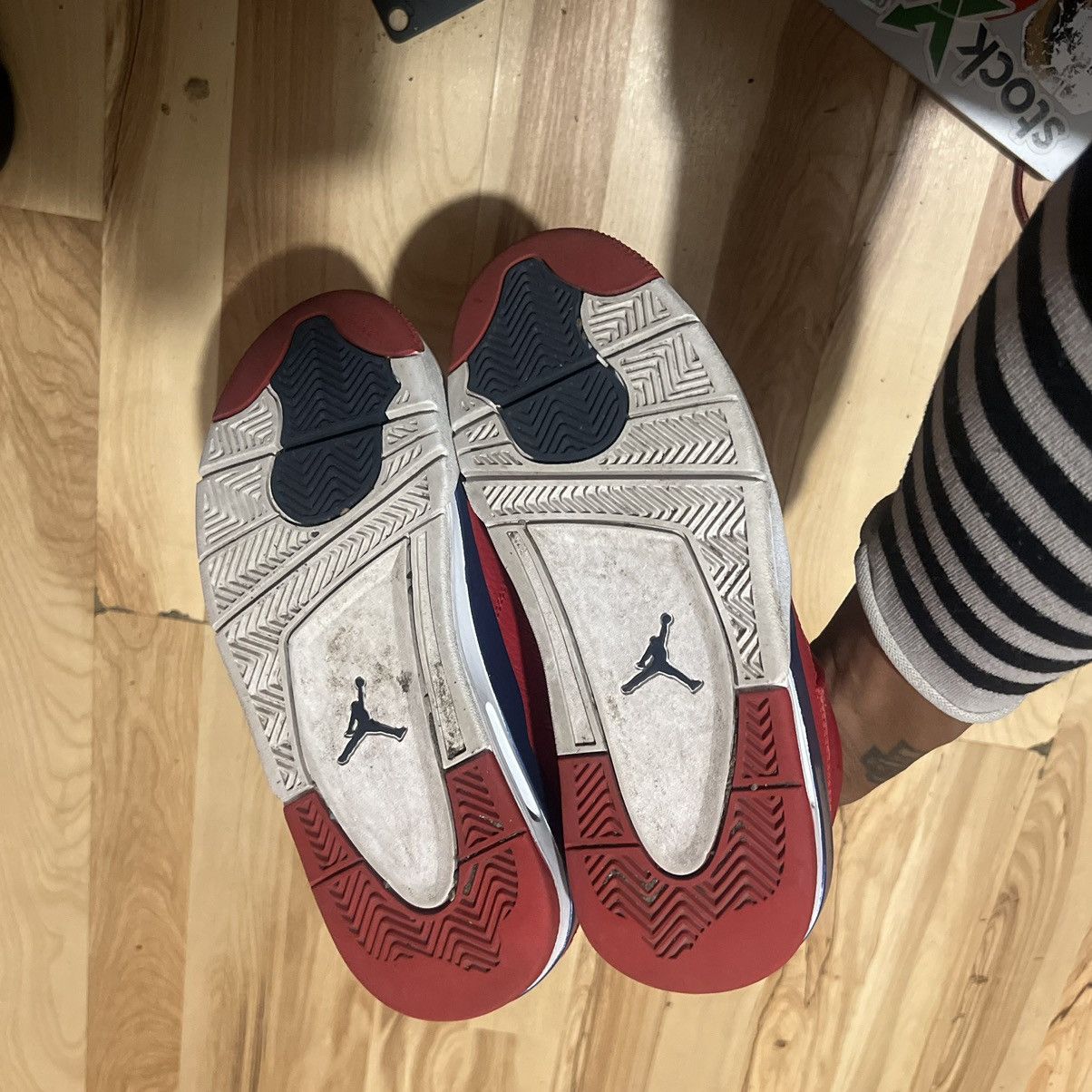 Jordan Brand Air Jordan 4 Fiba Sz 5.5y Size US 7 / IT 37 - 7 Thumbnail