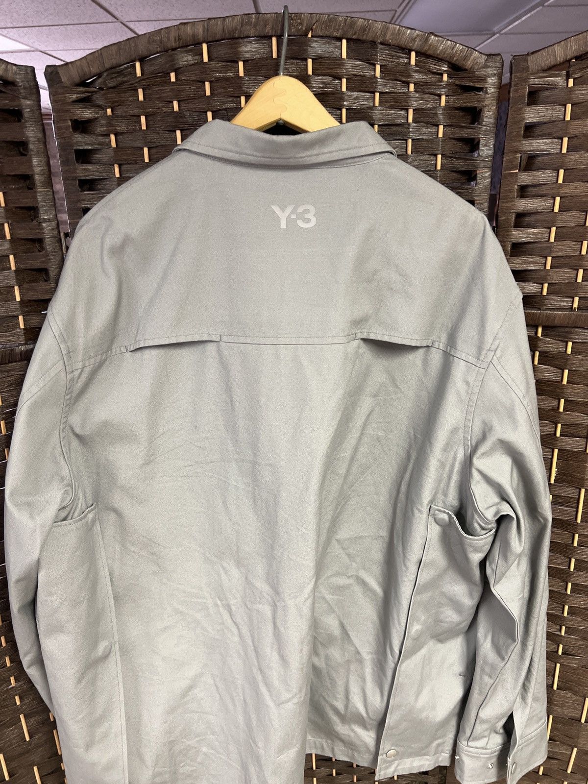 Y-3 Adida Y-3 Long Sleeve Pocket Overshirt Size US M / EU 48-50 / 2 - 5 Thumbnail