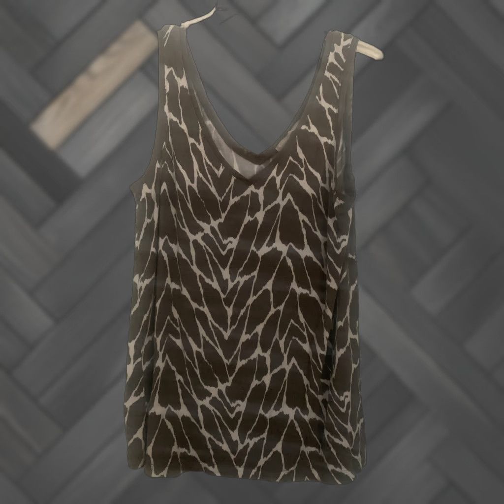 Banana Republic Banana Republic Leopard Print Shirt Size Small Tank Top Women's Sleeveless Multicolor Rayon Lyocell Regular Fit Short Description: N/A Size S / US 4 / IT 40 - 1 Thumbnail