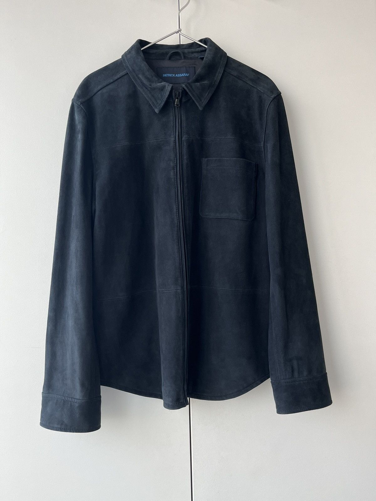 PATRICK ASSARAF NWT PATRICK ASSARAF SUEDE SHIRT JACKET MIDNIGHT LARGE Size US L / EU 52-54 / 3 - 1 Thumbnail