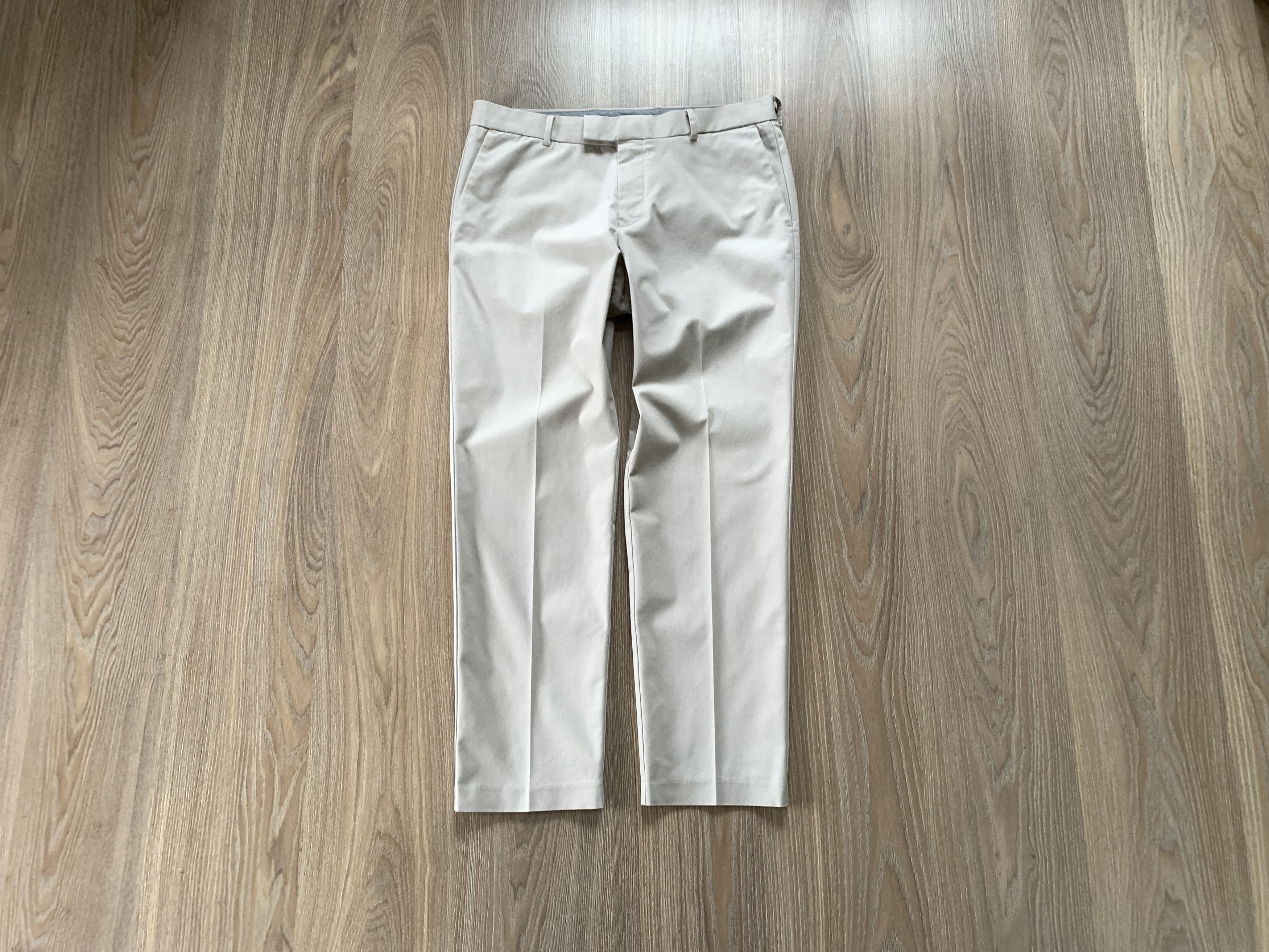 Charles Tyrwhitt × Designer Charles Tyrwhitt Slim Fit Non Iron Trousers Chino Pants Size US 34 / EU 50 - 1 Thumbnail