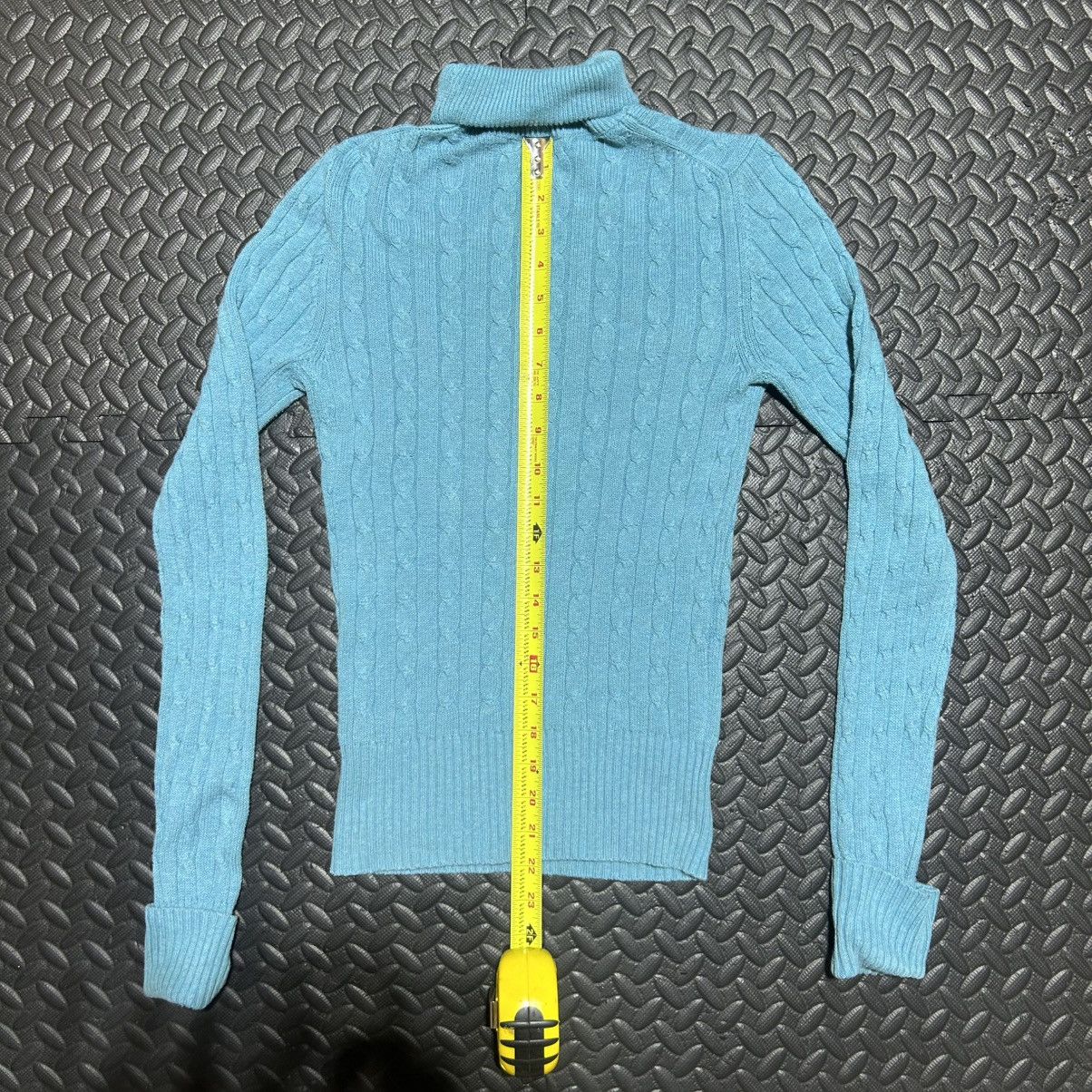 Gap Vintage Gap Turtleneck Sweater Cable Knit Crochet Y2K Small Size S / US 4 / IT 40 - 12 Thumbnail