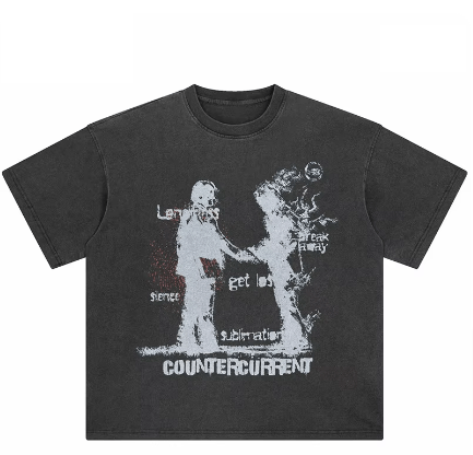 Japanese Brand × Vintage "Counter Current-M" T-shirt Size US M / EU 48-50 / 2 - 1 Thumbnail