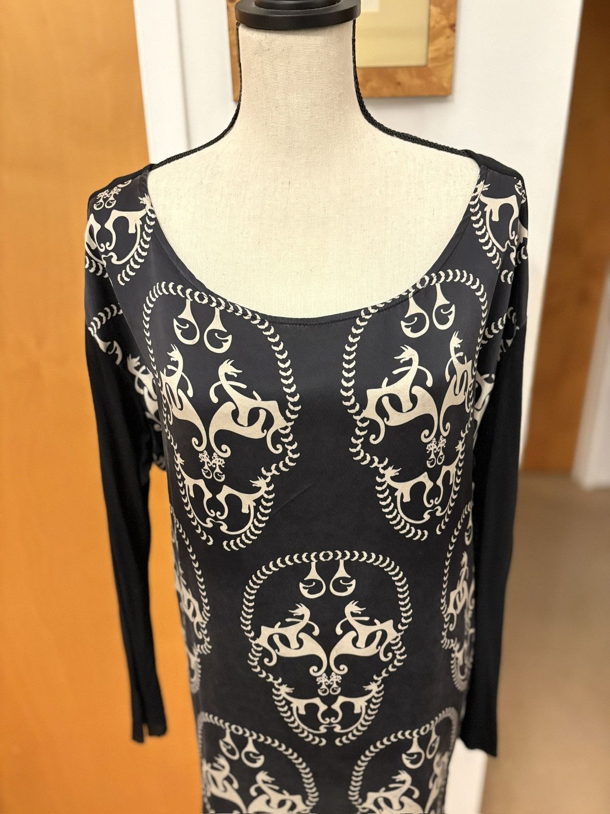 Thomas Wylde Thomas Wylde Silk Skull Tunic/ Top/Mini Dress Size M / US 6-8 / IT 42-44 - 2 Thumbnail