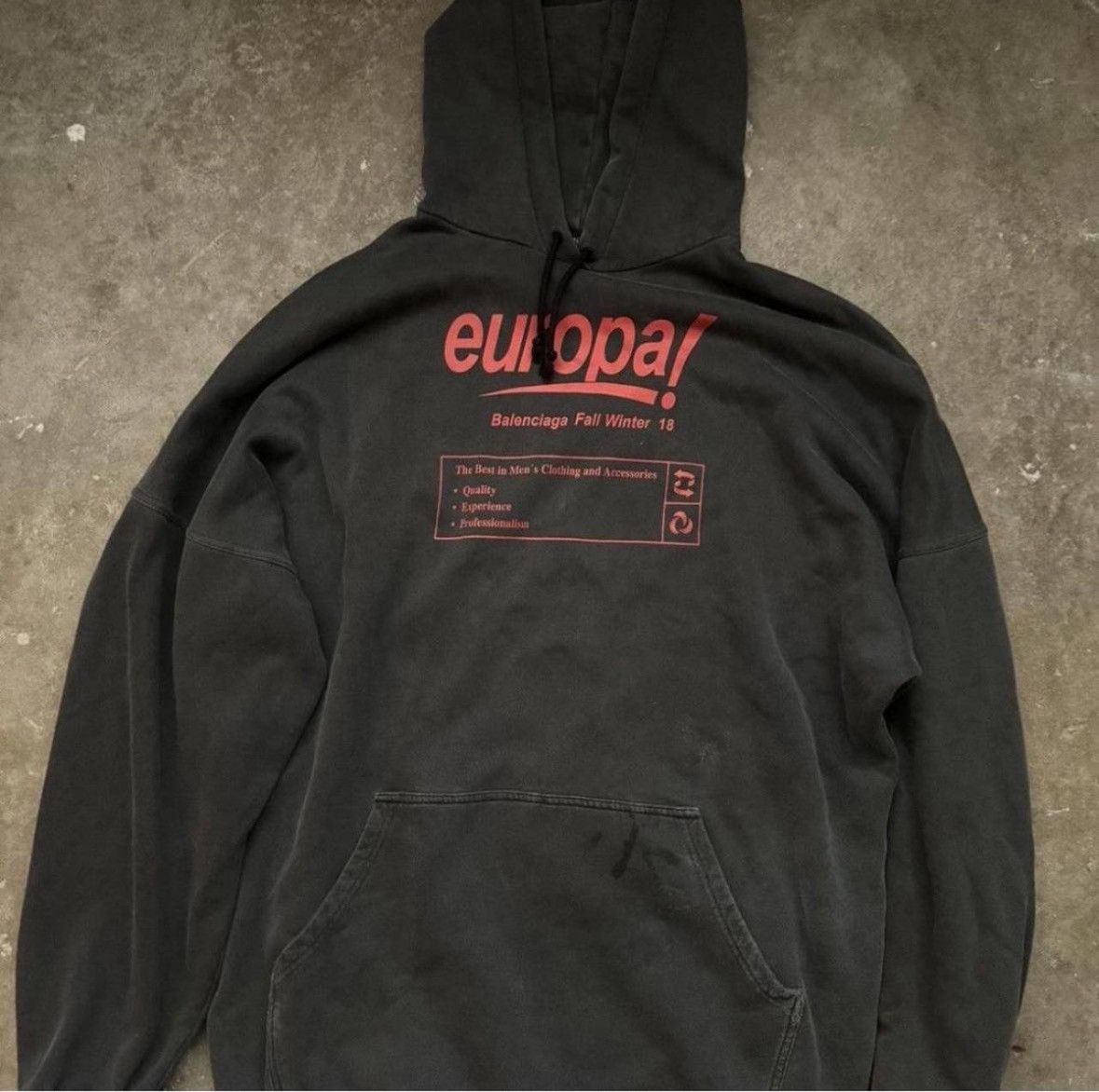 Balenciaga Europa Oversized Hoodie | eBay