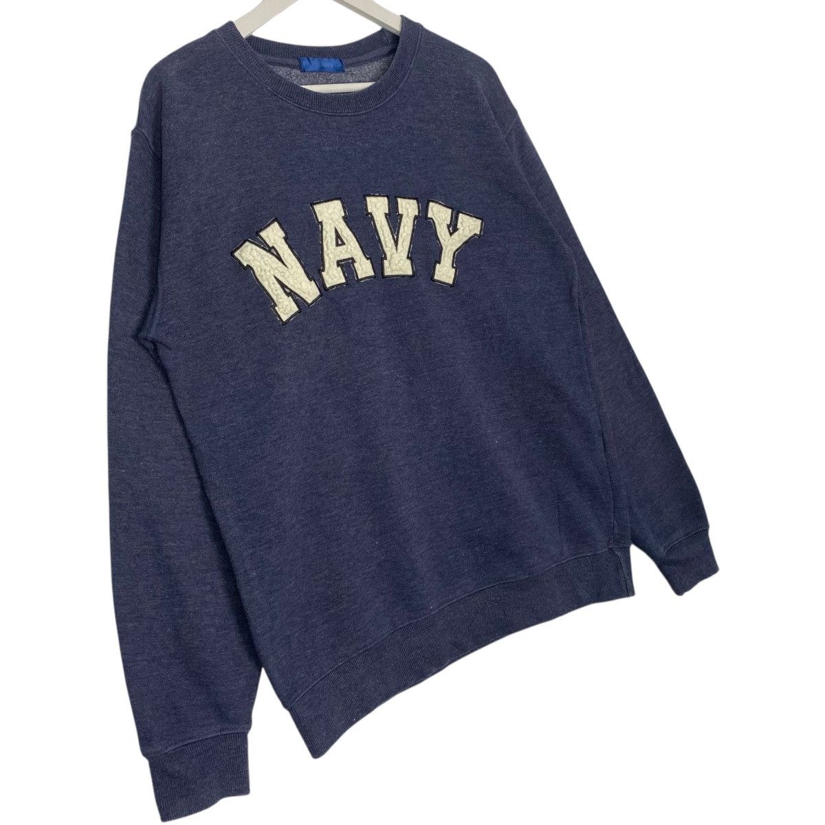 Vintage Vintage Navy Sweatshirt Big Logo Embroidery Navy Blue Size M Size US M / EU 48-50 / 2 - 3 Thumbnail