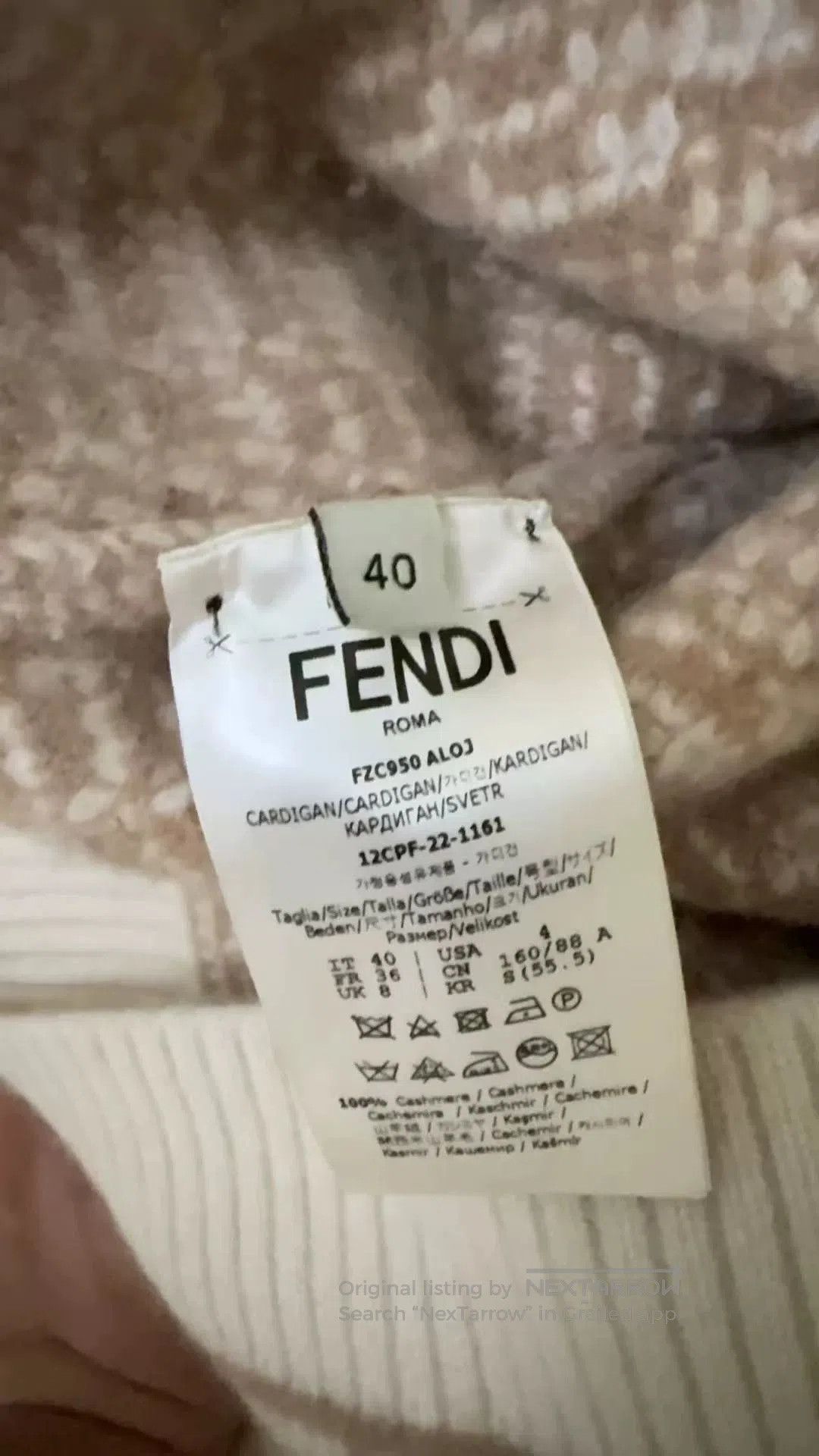Fendi Fendi Monogram Print Coat Size 40. Size US S / EU 44-46 / 1 - 3 Thumbnail