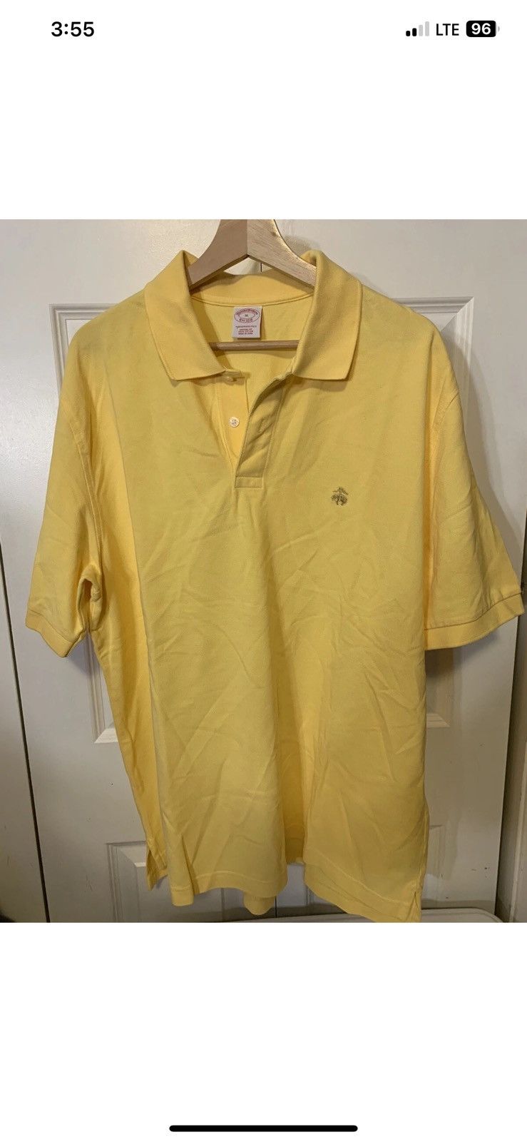 Brooks Brothers Brooks Brothers mens sz XL performance polo shirt yellow Size US XL / EU 56 / 4 - 5 Thumbnail