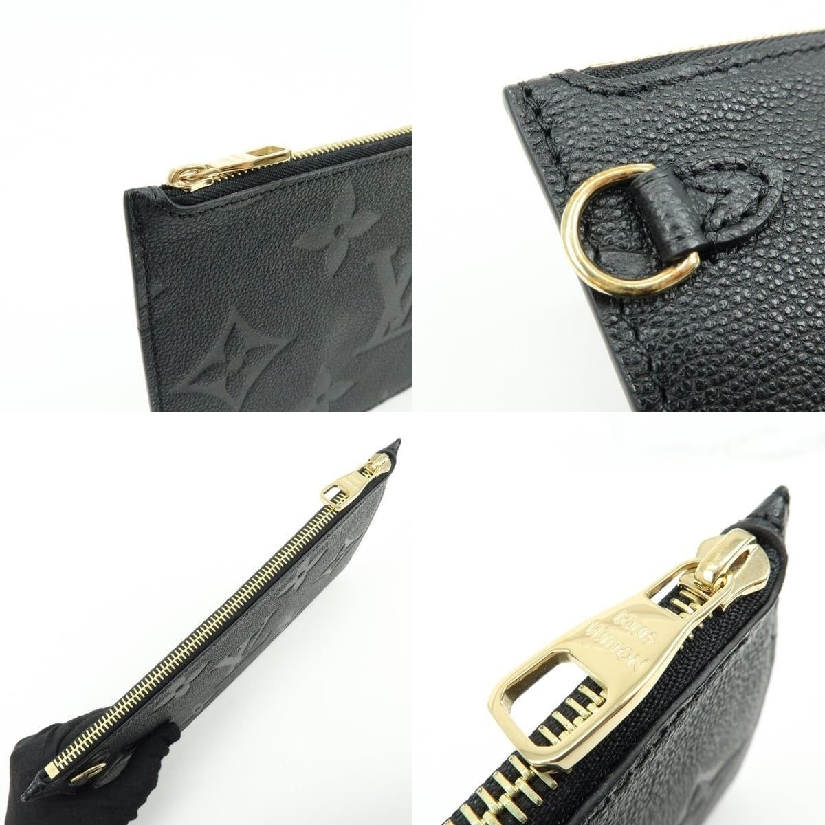 Louis Vuitton Louis Vuitton Monogram Empreinte Pochette Calfskin Black Size ONE SIZE - 5 Thumbnail