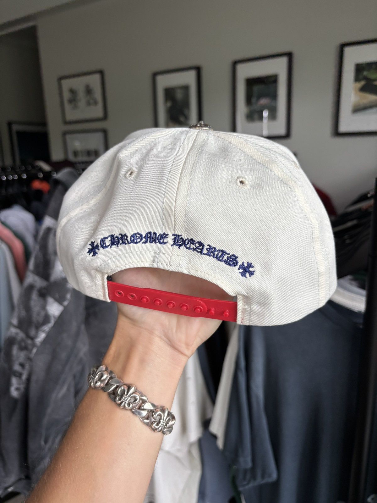 Chrome Hearts CHROME HEARTS | CH EMBROIDERED JULY 4 LOGO CAP HAT Size ONE SIZE - 7 Thumbnail