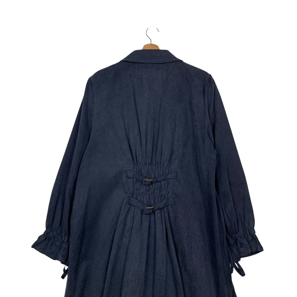 Japanese Brand CINQ CINQ By CINQ Tencel Overcoat Long Coat Jacket #2171-C96 Size M / US 6-8 / IT 42-44 - 9 Thumbnail