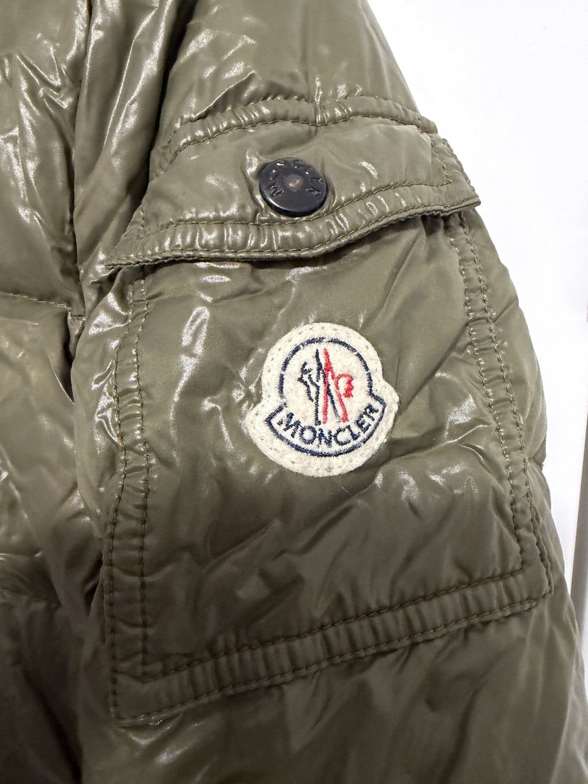 Moncler Moncler Moka Down Jacket Parka Women Size 2 Khaki Size M / US 6-8 / IT 42-44 - 4 Thumbnail