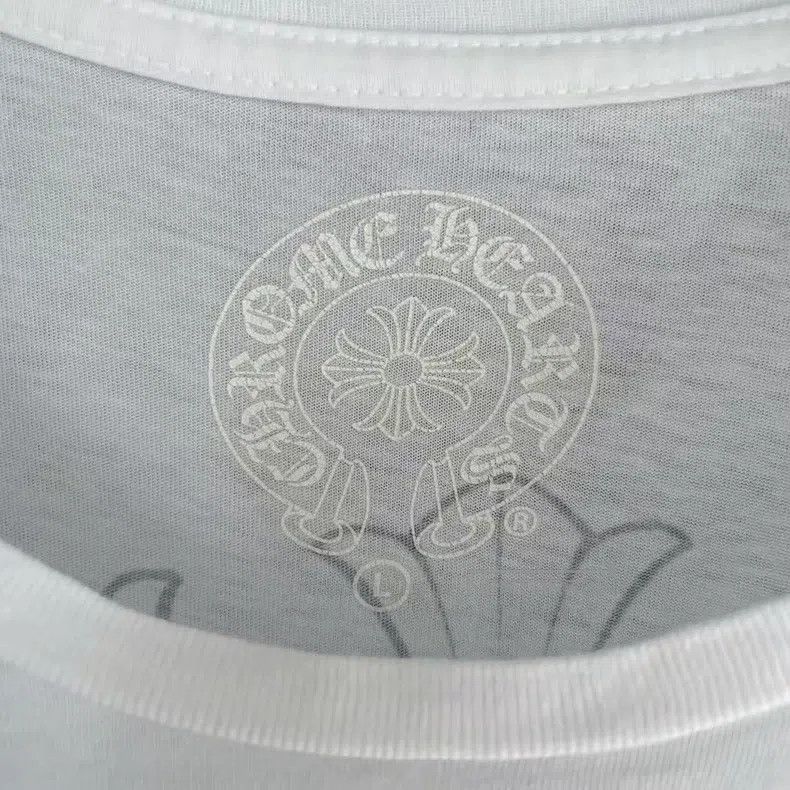 Chrome Hearts CHROME HEARTS Size L White sketch scroll phantom cross long Size L / US 10 / IT 46 - 7 Thumbnail