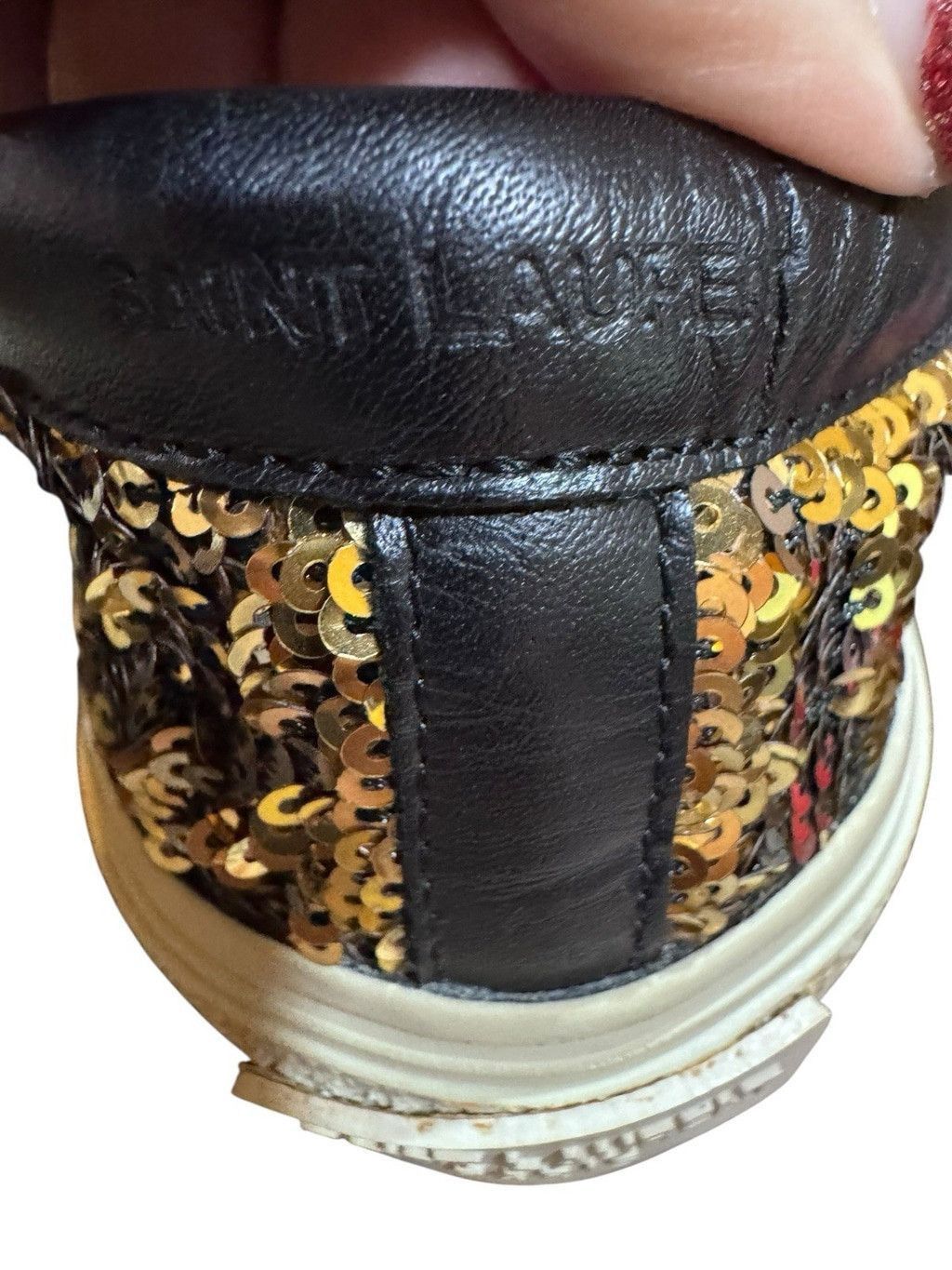 Saint Laurent Paris Saint Laurent Sequin Skate Sneakers in Box 6.5 US Size US 6.5 / IT 36.5 - 8 Thumbnail