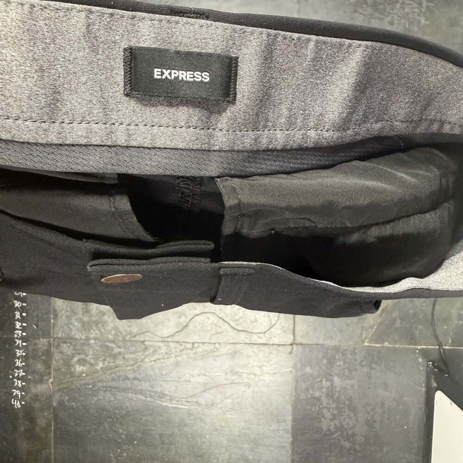 Express Express Slim Stretch Pants Black 29x30 Size US 29 - 5 Thumbnail