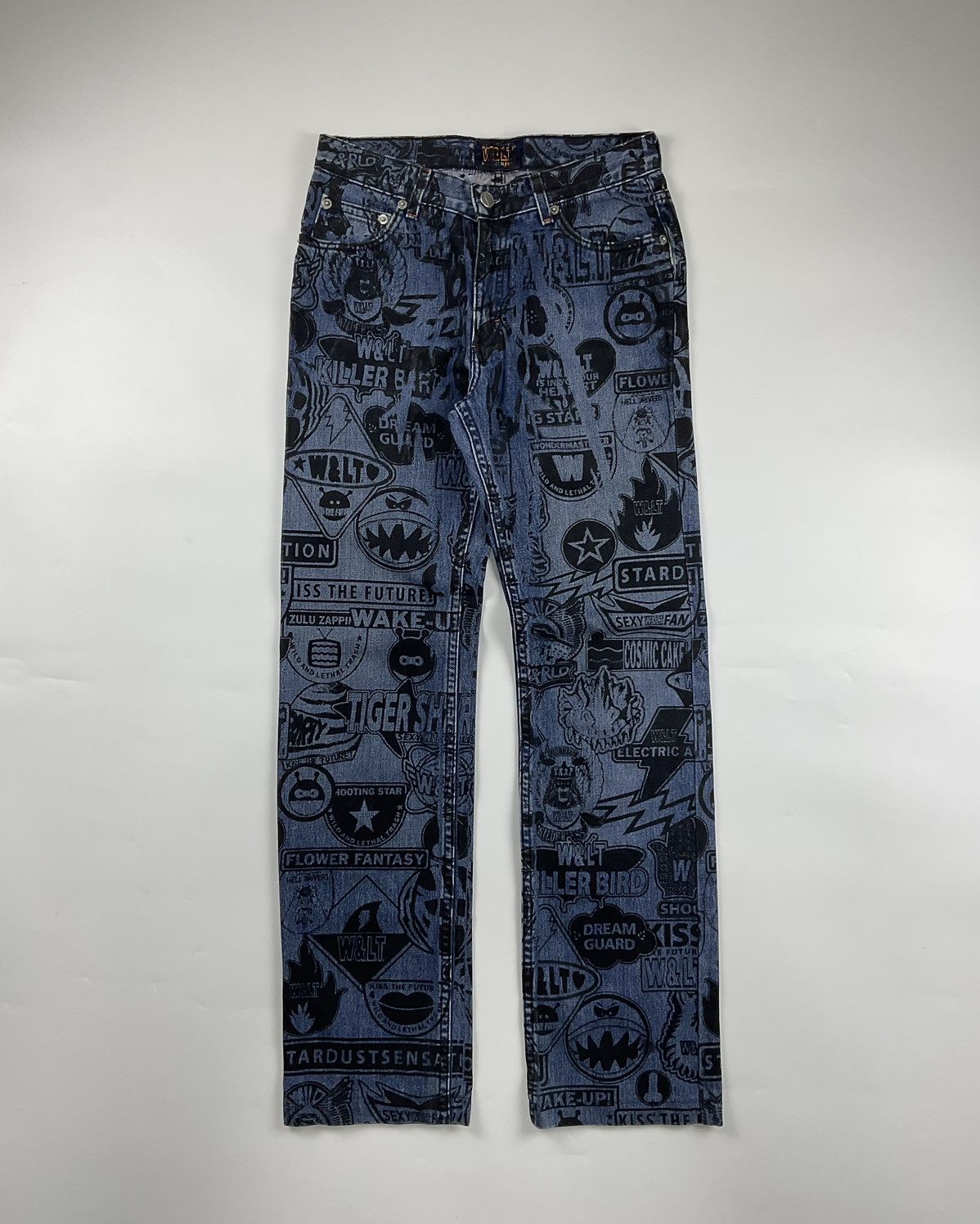 Walter Van Beirendonck Vintage Walter Van Beirendonck All Over Print Jeans Size US 28 / EU 44 - 1 Thumbnail
