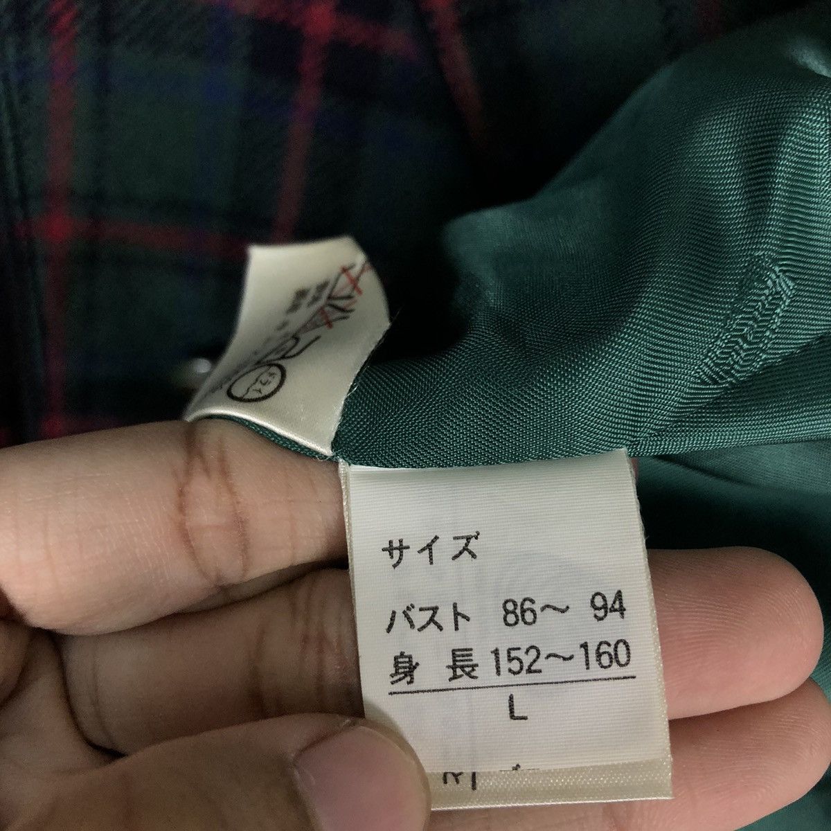 Japanese Brand 🔥Double Breast Wool Bomber Jacket Daks London Tartan Design Size US L / EU 52-54 / 3 - 19 Thumbnail