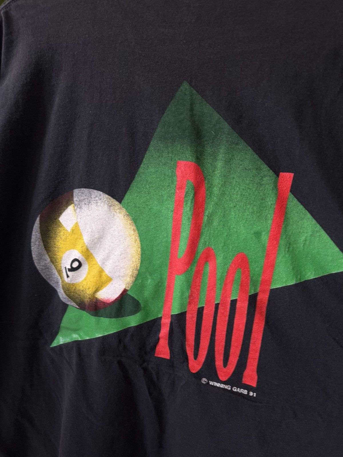 Vintage vintage 90s 9 ball pool dated 1991 Size US XL / EU 56 / 4 - 3 Thumbnail