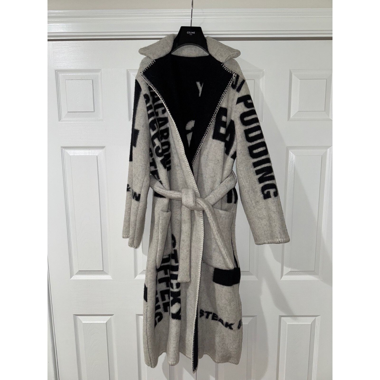 Celine Old Celine Miles Sticky Toffee Pudding Wool Coat Jacket 34 Size XXS / US 00 / IT 34 - 2 Thumbnail